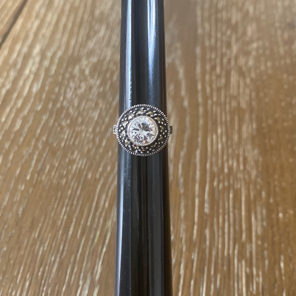 Judith Jack Solitaire Ring